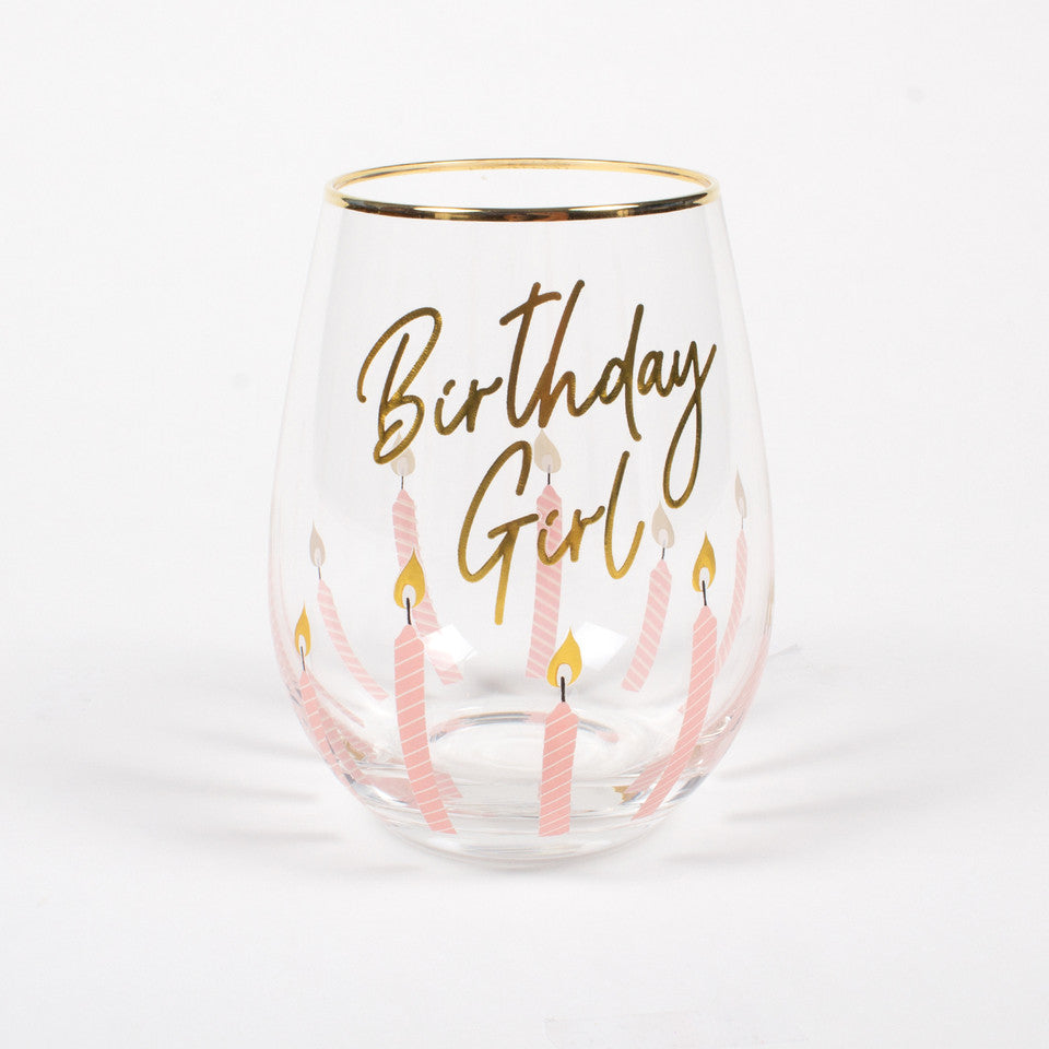 Birthday Girl Wine Glass – Wrap-It Happi